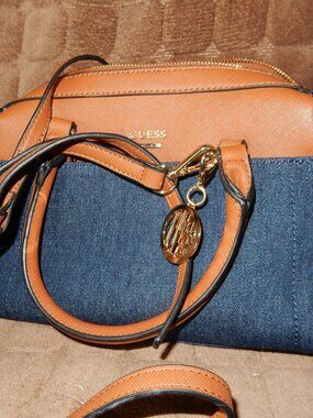 Guess denim handbag/crossbody